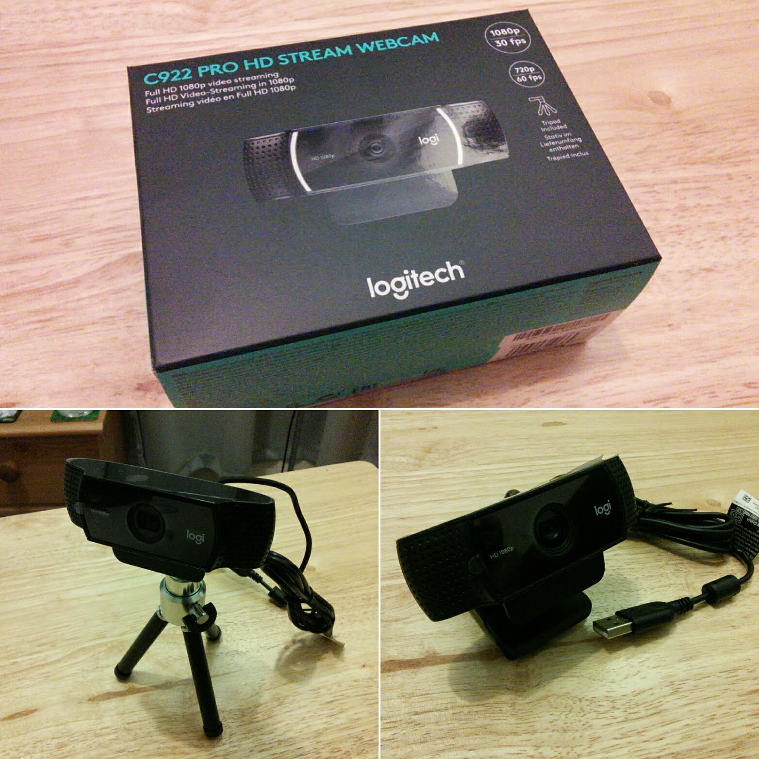 Logitech C922 webcam