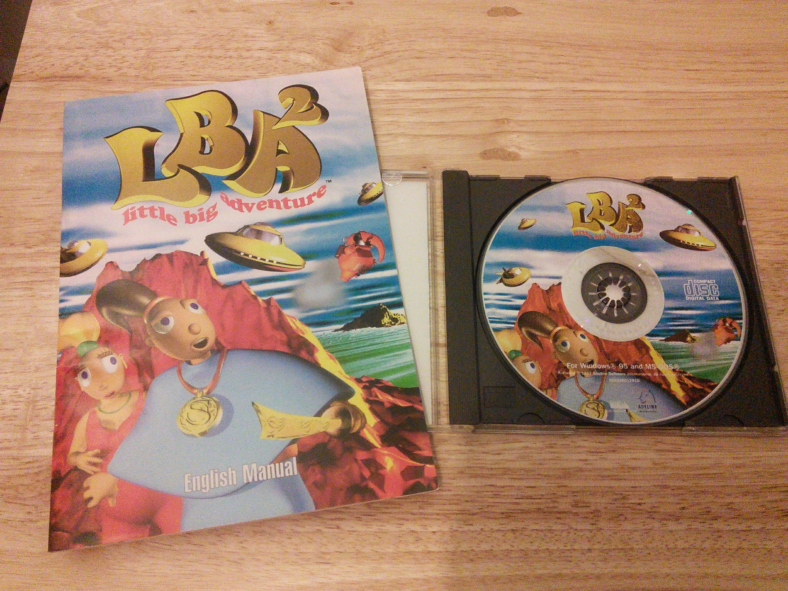 Little Big Adventure 2 manual & CD-ROM Little Big Adventure 2 manual & CD-ROM