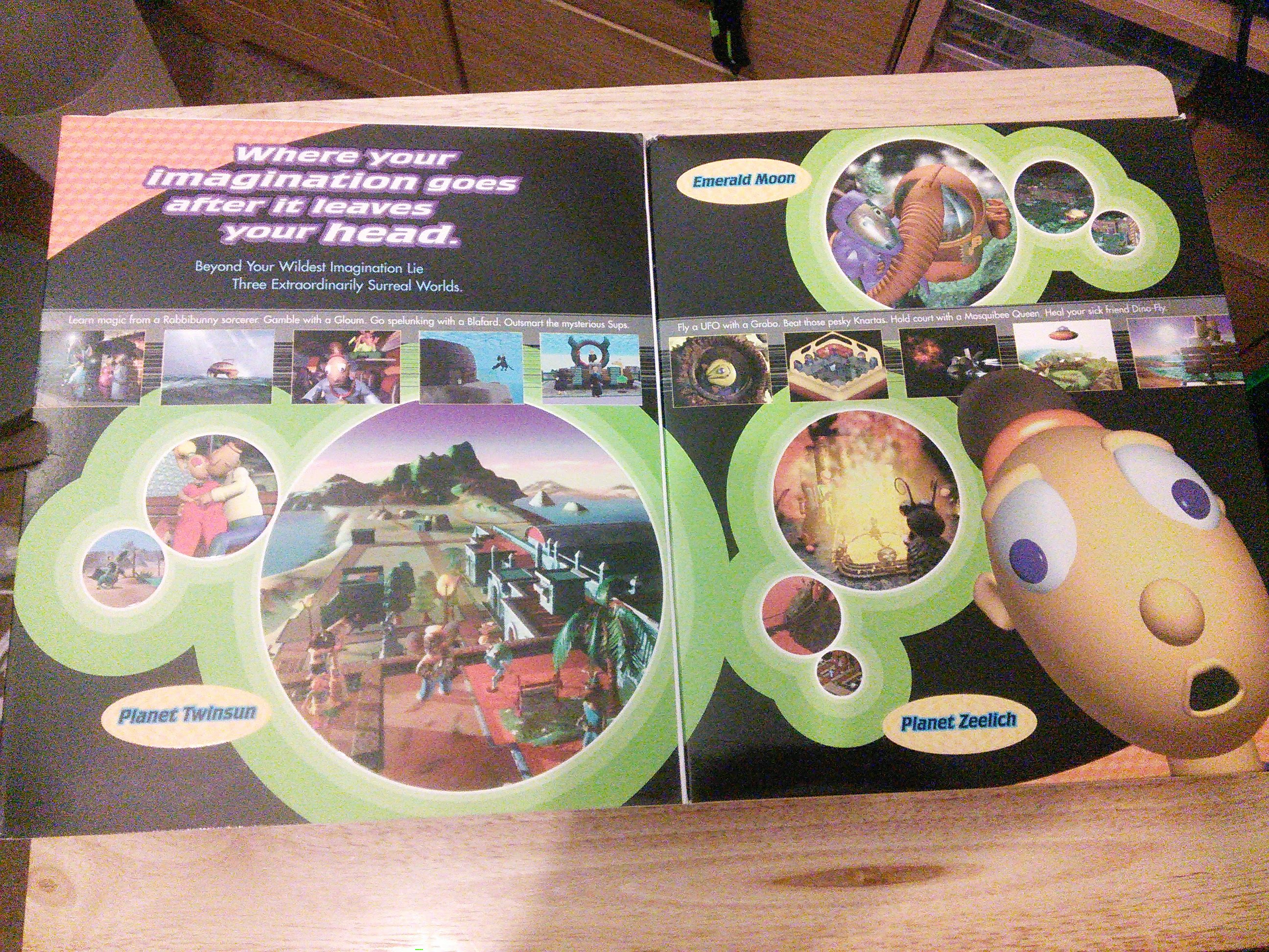 Twinsen's Odyssey box inside cover Twinsen's Odyssey box inside cover