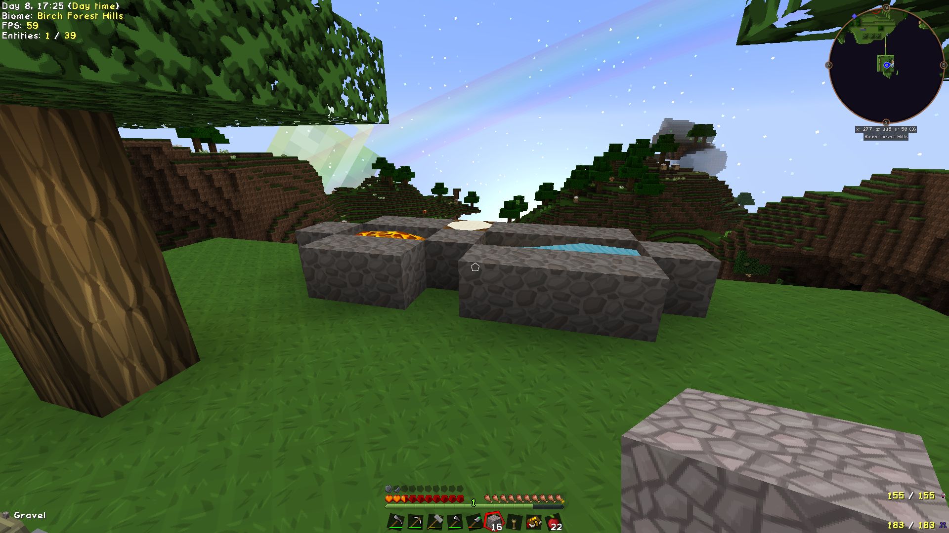 Vanilla cobble generator